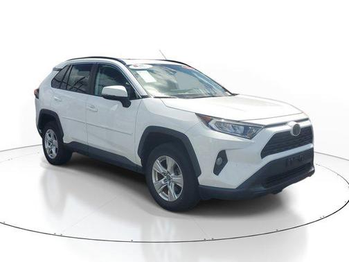 Super White 2021 Toyota RAV4 XLE