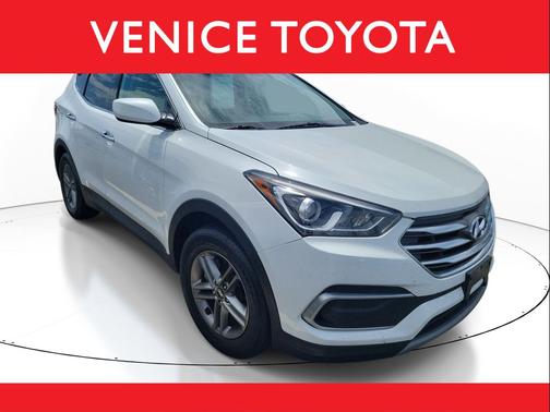 Pearl White 2018 Hyundai Santa Fe Sport 2.4L