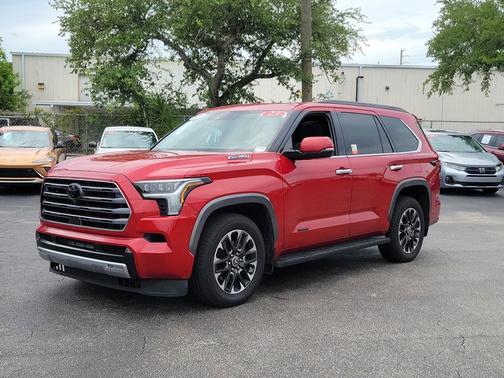 Supersonic Red 2023 Toyota Sequoia SR5