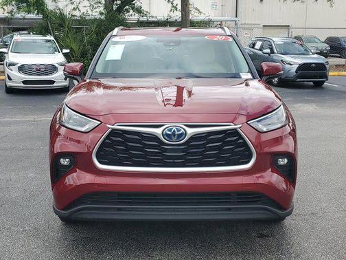 Ruby Flare Pearl 2020 Toyota Highlander Hybrid XLE