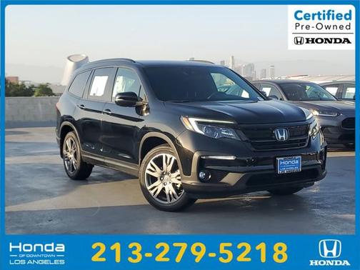 Crystal Black Pearl 2022 Honda Pilot