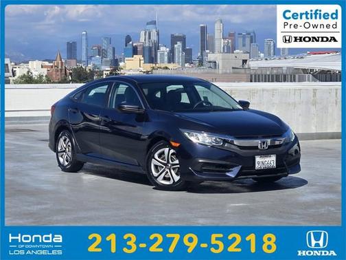 Cosmic Blue Metallic 2018 Honda Civic