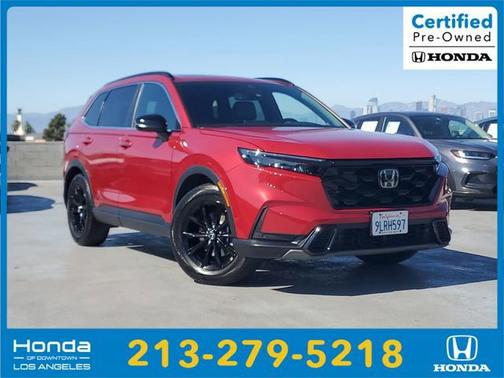 Radiant Red Metallic 2024 Honda CR-V Hybrid