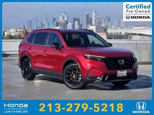 Radiant Red Metallic 2025 Honda CR-V Hybrid