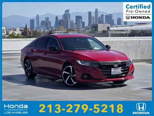 San Marino Red 2021 Honda Accord
