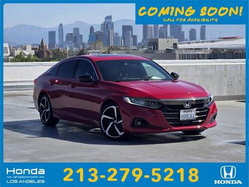 San Marino Red 2021 Honda Accord