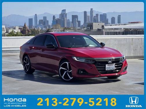 San Marino Red 2021 Honda Accord