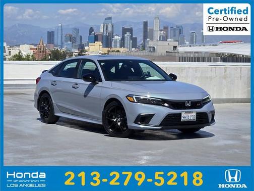 Sonic Gray Pearl 2023 Honda Civic Si