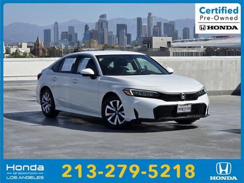 Platinum White Pearl 2025 Honda Civic