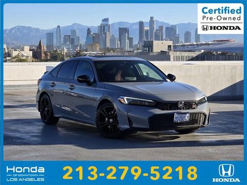 Urban Gray Pearl 2025 Honda Civic Si