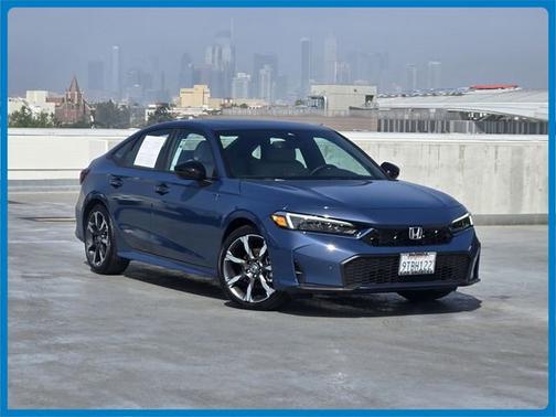 Blue Lagoon Pearl 2025 Honda Civic Hybrid