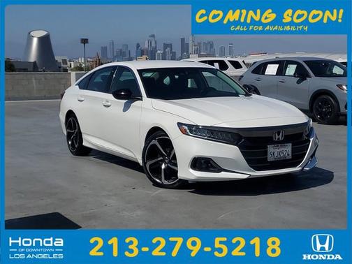Platinum White Pearl 2021 Honda Accord