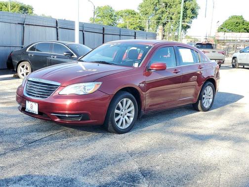 Deep Cherry Red Crystal Pearlcoat 2013 Chrysler 200 Touring