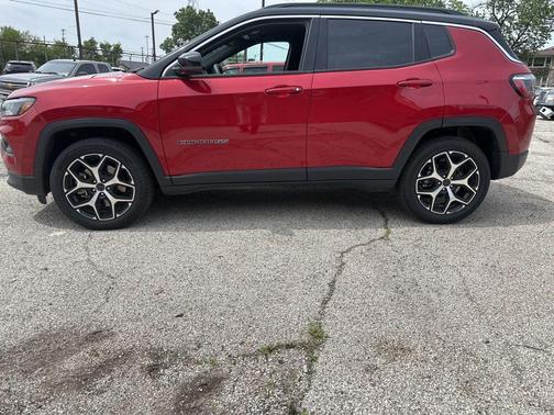 Red 2025 Jeep Compass Limited