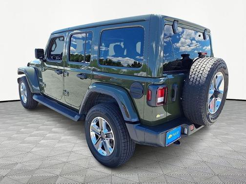 Green 2022 Jeep Wrangler Unlimited Sahara