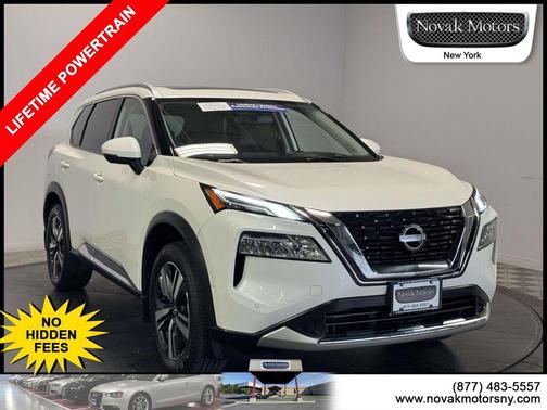 Pearl White Tricoat 2023 Nissan Rogue Platinum