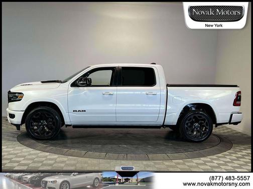 Ivory White Tri-Coat Pearlcoat 2022 RAM 1500 Limited