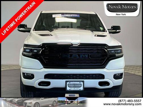 Ivory White Tri-Coat Pearlcoat 2022 RAM 1500 Limited
