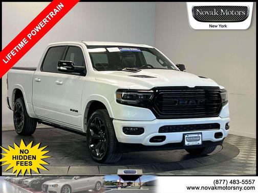 Ivory White Tri-Coat Pearlcoat 2022 RAM 1500 Limited