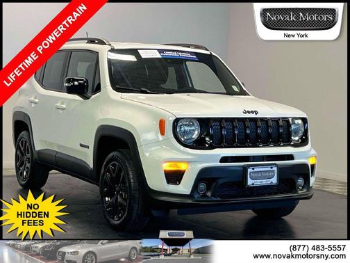 Alpine White Clearcoat 2022 Jeep Renegade Altitude