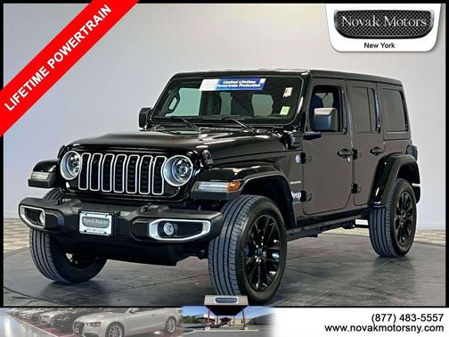 Black Clearcoat 2024 Jeep Wrangler 4xe Sahara