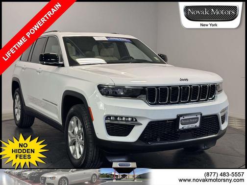 Bright White Clearcoat 2023 Jeep Grand Cherokee Limited