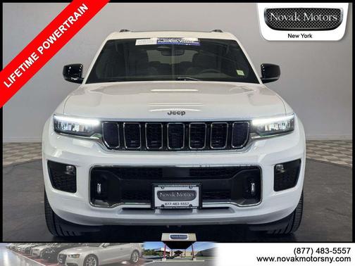 Bright White Clearcoat 2023 Jeep Grand Cherokee L Overland