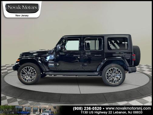 Black Clearcoat 2023 Jeep Wrangler 4xe Sahara