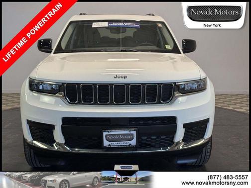 Bright White Clearcoat 2023 Jeep Grand Cherokee L Laredo