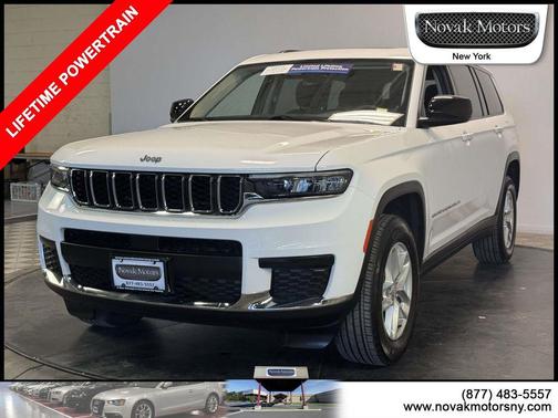 Bright White Clearcoat 2023 Jeep Grand Cherokee L Laredo