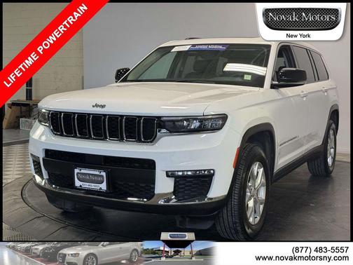 Bright White Clearcoat 2023 Jeep Grand Cherokee L Limited