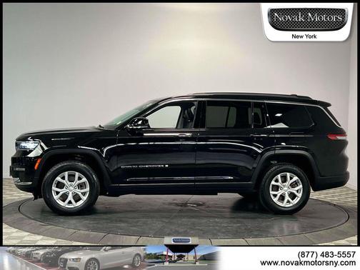Diamond Black Crystal Pearlcoat 2023 Jeep Grand Cherokee L Limited