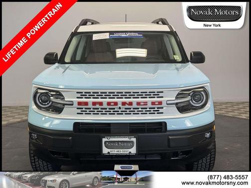 Blue 2023 Ford Bronco Sport Heritage Limited