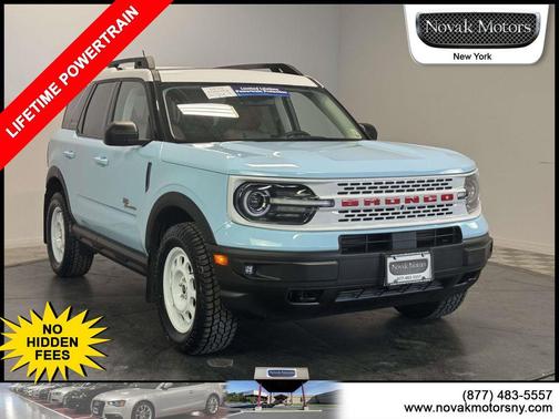Blue 2023 Ford Bronco Sport Heritage Limited