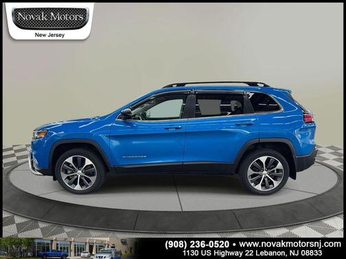 Hydro Blue Pearlcoat 2022 Jeep Cherokee Limited