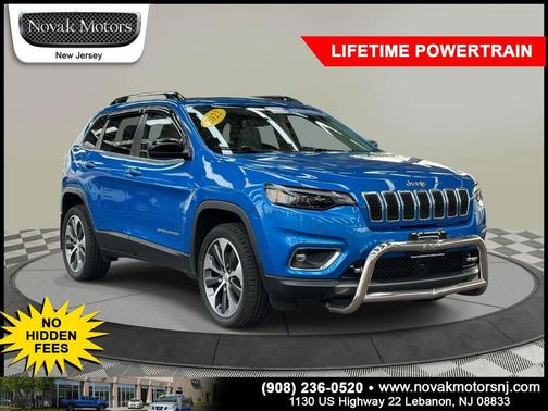 Hydro Blue Pearlcoat 2022 Jeep Cherokee Limited