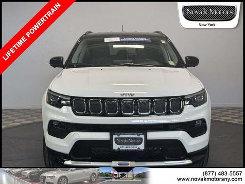 Bright White Clearcoat 2022 Jeep Compass Limited