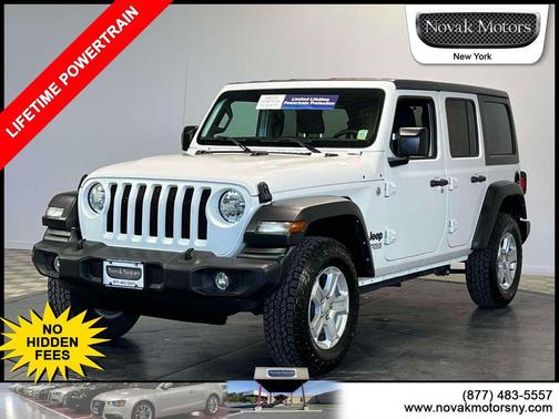 Bright White Clearcoat 2021 Jeep Wrangler Unlimited Sport