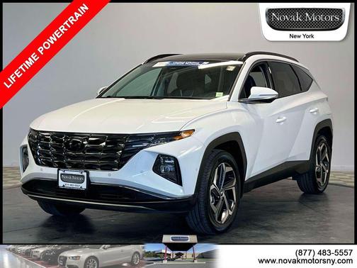 Serenity White Pearl 2023 Hyundai TUCSON Limited
