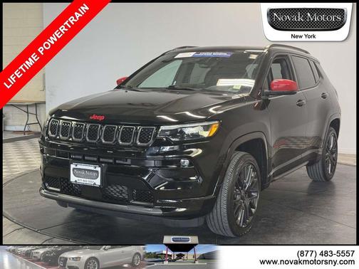 Diamond Black Crystal Pearlcoat 2023 Jeep Compass (Red) Edition