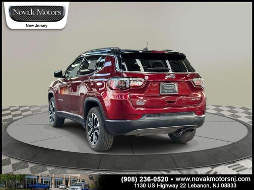 Velvet Red Pearlcoat 2022 Jeep Compass Limited