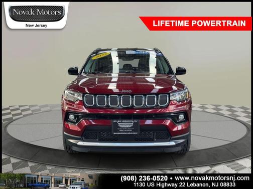 Velvet Red Pearlcoat 2022 Jeep Compass Limited