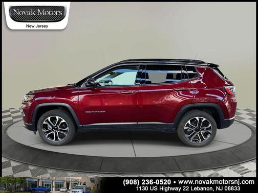 Velvet Red Pearlcoat 2022 Jeep Compass Limited
