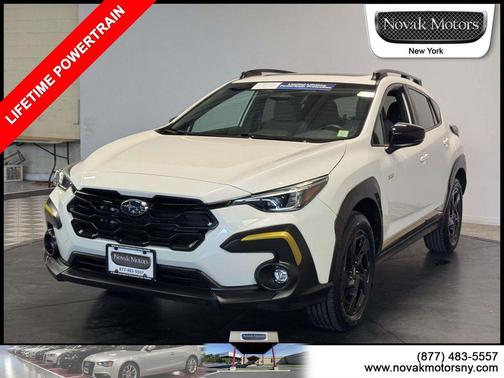 Crystal White Pearl 2024 Subaru Crosstrek Sport