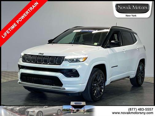 Bright White Clearcoat 2022 Jeep Compass High Altitude