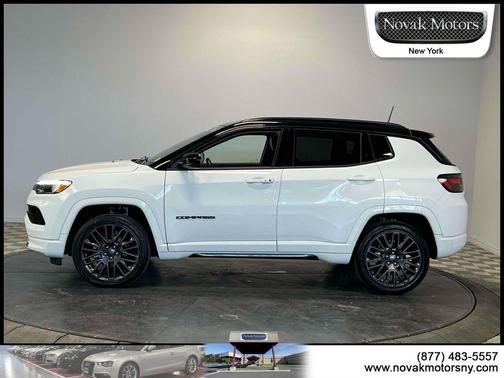 Bright White Clearcoat 2022 Jeep Compass High Altitude