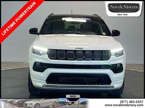 Bright White Clearcoat 2022 Jeep Compass High Altitude