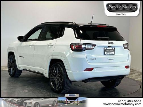 Bright White Clearcoat 2022 Jeep Compass High Altitude