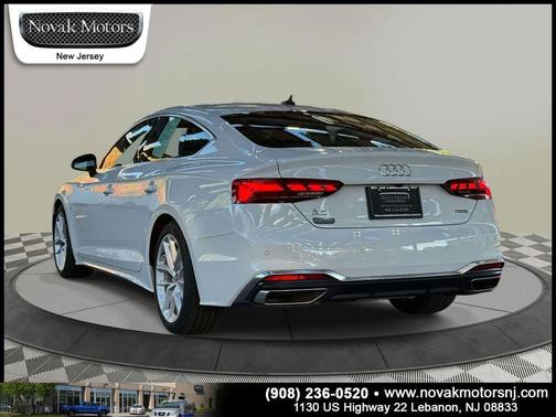Glacier White Metallic 2023 Audi A5 Sportback 45 S Line Premium
