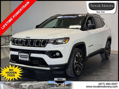 Bright White Clearcoat 2023 Jeep Compass Limited